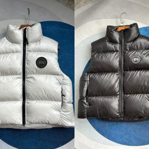 Canada Goose Cypress Puffer Black logo