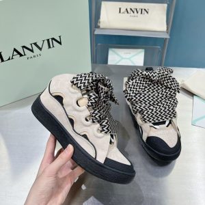 Lanvin Curb Sneaker Beige