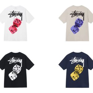 Stussy Printed Letter T-Shirt A195