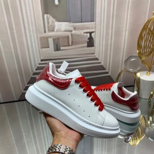 Alexander McQueen Leathers White Red