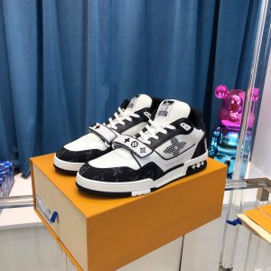 L*V Trainer Velcro Black White