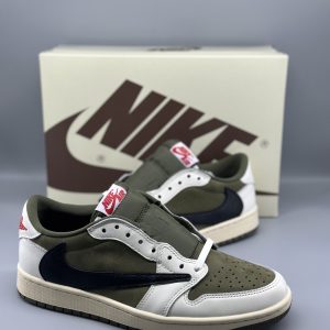 Travis Scott * Air Jordan 1 Low OG "Mediu Olive"