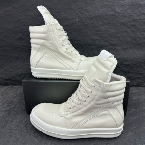 RICK OWEN/RO Geobasket White